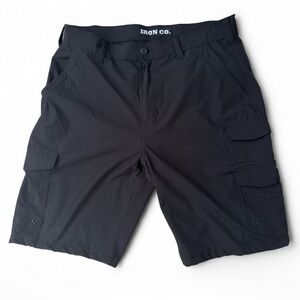 Iron Co. 4-Way Stretch Hybrid Cargo Short Size 36x11 Black Lightweight